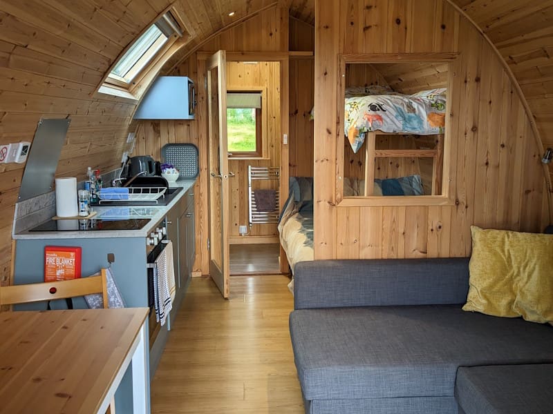 Cragg Farm Camping Pods Interior