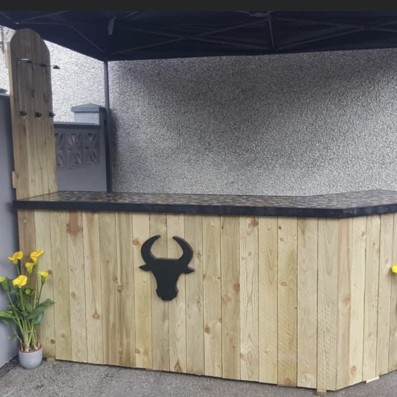 black bull beer garden