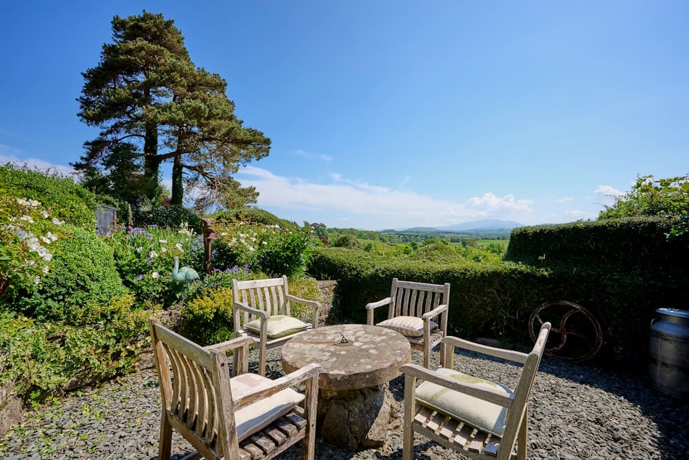 Westwood bed and breakfast garden seating